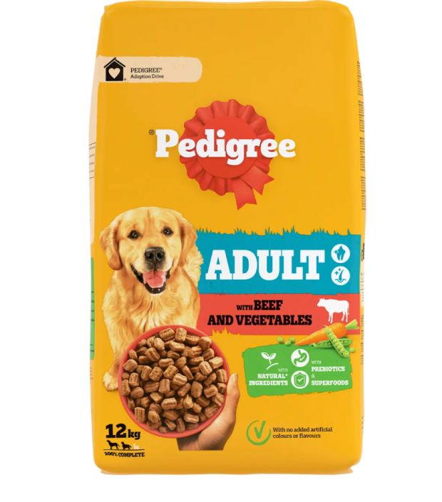 Pedigree Adult haranliha &amp; siipikarja 12kg 459153 905-2135