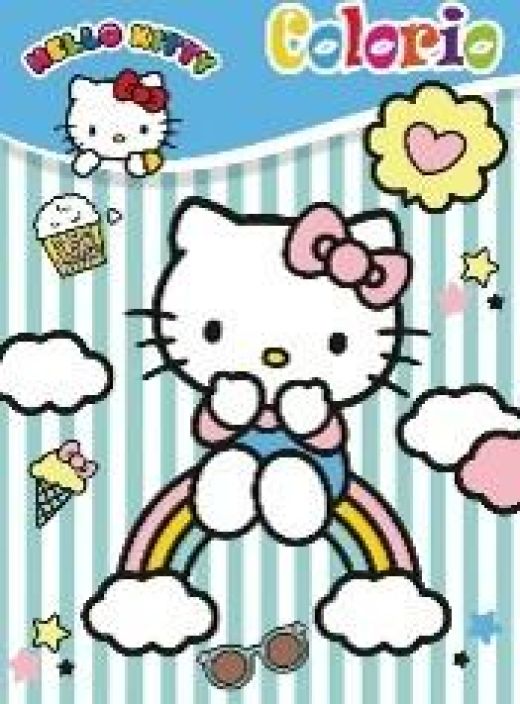 Hello Kitty Colorio värityskirja 1kpl lajit. tuotekuva 1