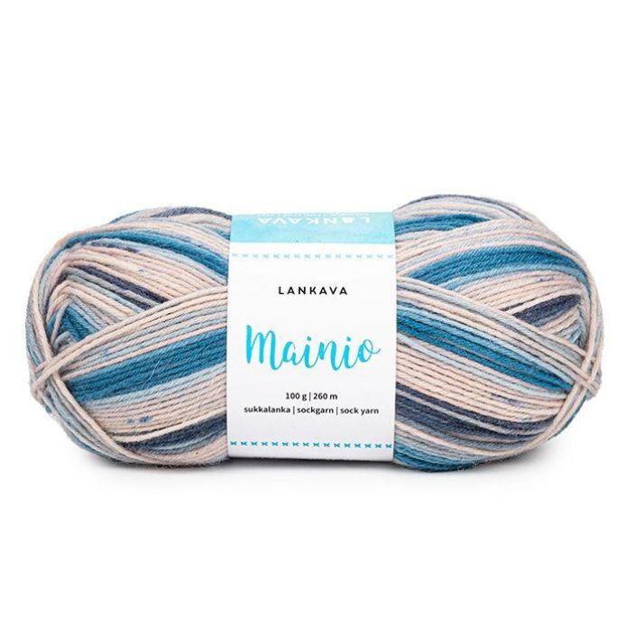 Lankava Mainio sukkalanka 5292 saaristo 100g MAINIO-5292