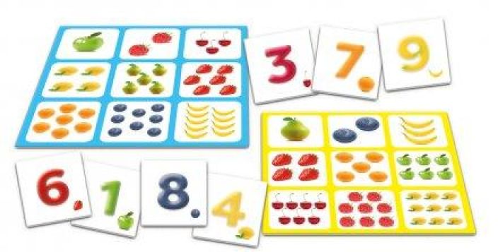 Lotto numerot &amp; hedelmät 52677 tuotekuva 1