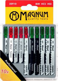 Magnum Pistosahanteräsarja 10-osainen 20910