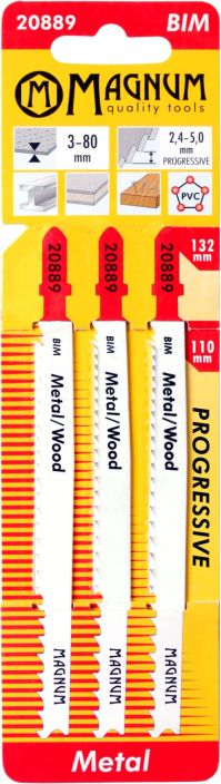 Pistosahantera 3kpl BIM Prog 132mm 20889 980-1398