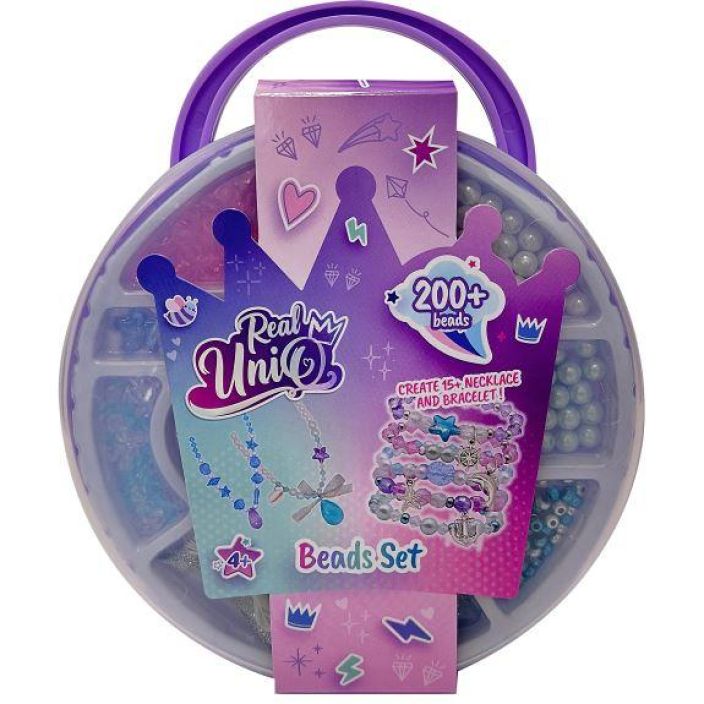 Real UniQ Beads set round carry case 30469 990-248