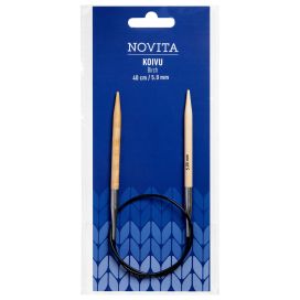 Novita koivu pyöröpuikot 40cm 5,0mm