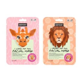 Sence Sence kasvonaamio eläinhahmot kirahvi ja leijona 623143