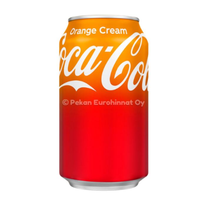 Coca-Cola Orange Cream 355ml Coca-Cola Orange Cream. Hiilihapotettu virvoitusjuoma 355ml/ Kolsyrad lask 355ml