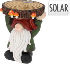 Puutarhapatsas Tonttu solarvalolla