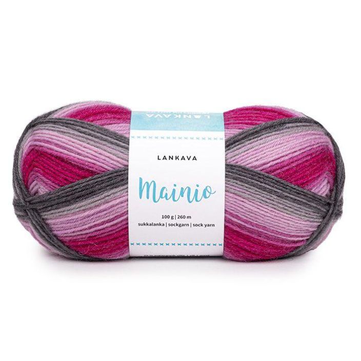 Lankava Mainio sukkalanka 5288 sammalleimu 100g MAINIO-5288