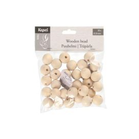 Kapel Kapel Puuhelmi natural 20mm 30kpl 296017