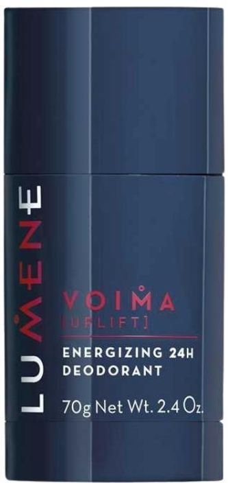 Lumene Men virkistava 24h deodorantti 70g VOIMA Virkistava 24H Deodorantti antaa taattua suojaa ja raikkautta, joka kestaa.