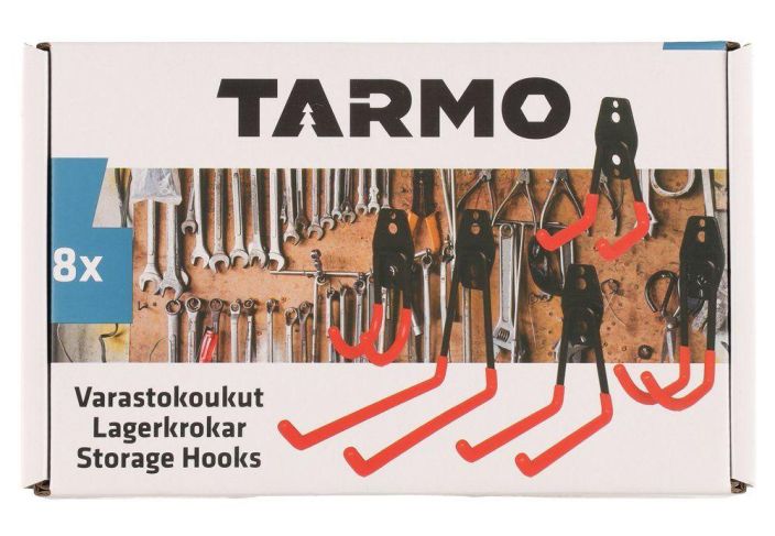 Tarmo varastokoukut 8kpl 330396 tuotekuva 5