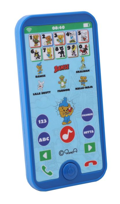 Bamse mobiltelefon Leikkipuhelin ruotsinkielinen 56023000 tuotekuva 2