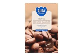 Aura Tuoksulämpökynttilä Coffee 6kpl 281950