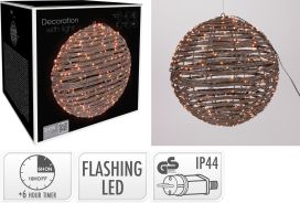 LED-valopallo extra warm white 300led 25cm AMZ202220