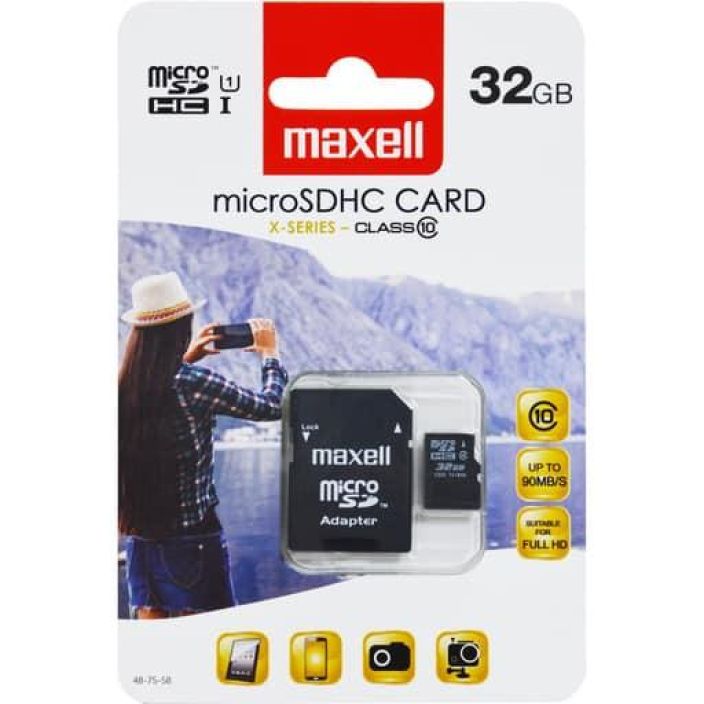 Maxell micro sd HC 32GB -muistikortti 854718 978-034
