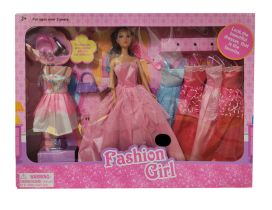 Fashion girl muotinukke mekolla