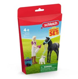 Schleich Sch Pocket Set varsan hoitosetti 42755