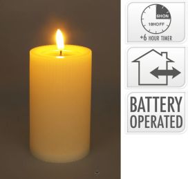 Led kynttilä 75x150cm valk.  timer in/out  AX5385020