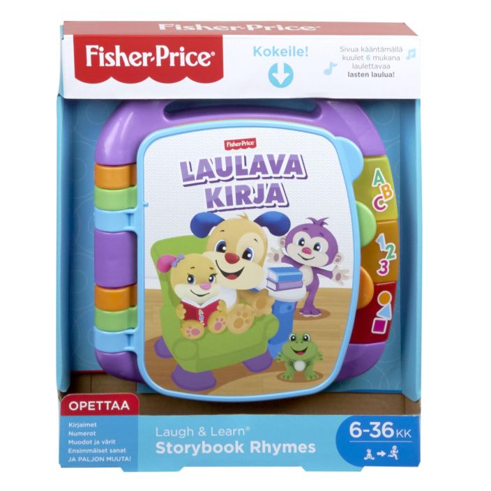 Fisher Price opettava laulava kirja CLK26 03116017 CLK26 926-7406
