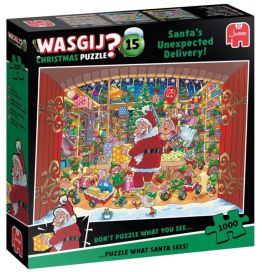 Wasgij Christmas 15 Santa's unexpected delivery 1000p palapeli