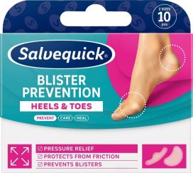 Salvequick Blister Prevention Heels & Toes rakkolaastari 10kpl