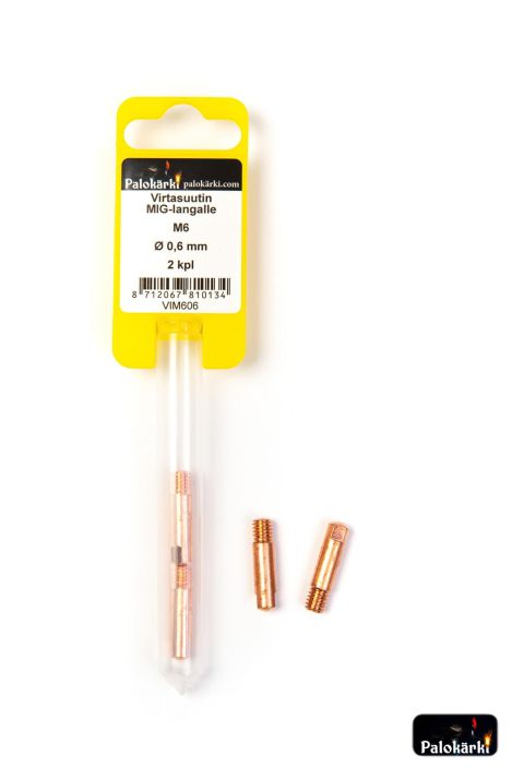 Virtasuutin MIG-langalle M6/0,6mm 2kpl VIM606 980-3070