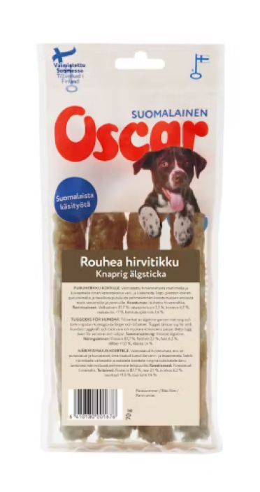 Oscar Rouhea hirvitikku 70g 3021 Oscar Rouhea hirvitikku 70g 3021
