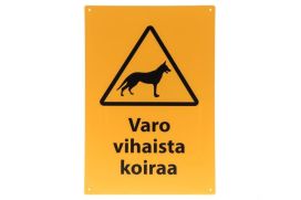 Xpert opaste varokaa vihaista koiraa 266031