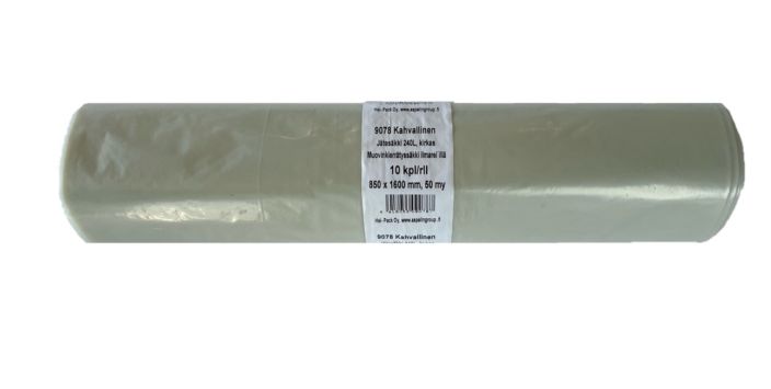 Muovinkerayssakki kirkas 10kpl 240L Lapinakyva jatesakki esimerkiksi muovinkeraykseen. 10kpl rullassa. Muovinkerayssakki kirkas 10kpl 240L Lapinakyva jatesakki esimerkiksi muovinkeraykseen. 10kpl rullassa.