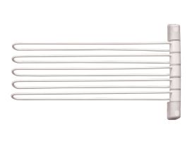 Pisla Kuivausteline 5 tuplaoksaa valk. 11901920 ERÄ