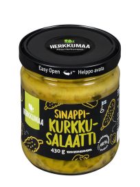 Herkkumaa Herkkumaa sinappikurkkusalaatti 430g