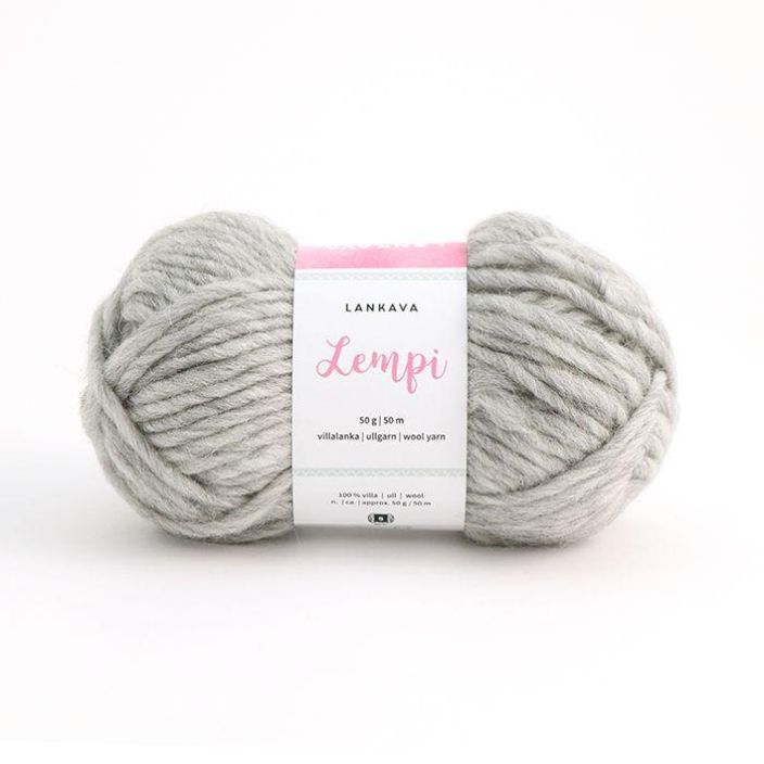 Lankava Lempi villalanka 50g 102 meleerattu vaaleanharmaa LEMPI-102 912-055 102