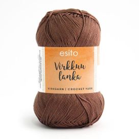 Esito virkkuulanka 9030 ruskea 100g