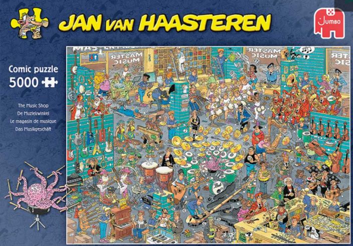 JVH The music shop 5000p JU20050 Jan Van Haasteren 929-1017