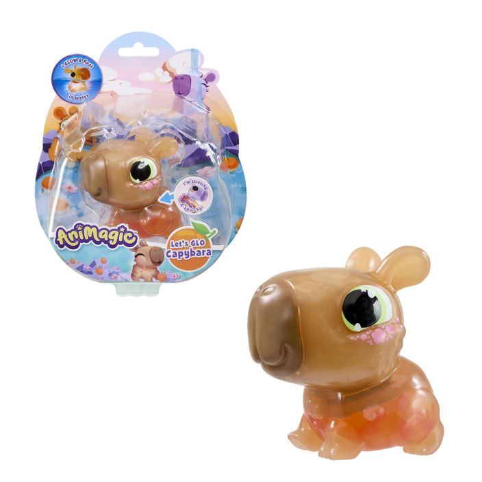 Animagic Let&#039;s Glo Capybara ruskea 36025026 tuotekuva 1