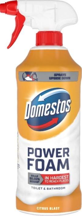 Domestos Power Foam Citrus Blast 435ml T186261 910-1188 Domestos Power Foam Citrus Blast 435ml T186261 910-1188