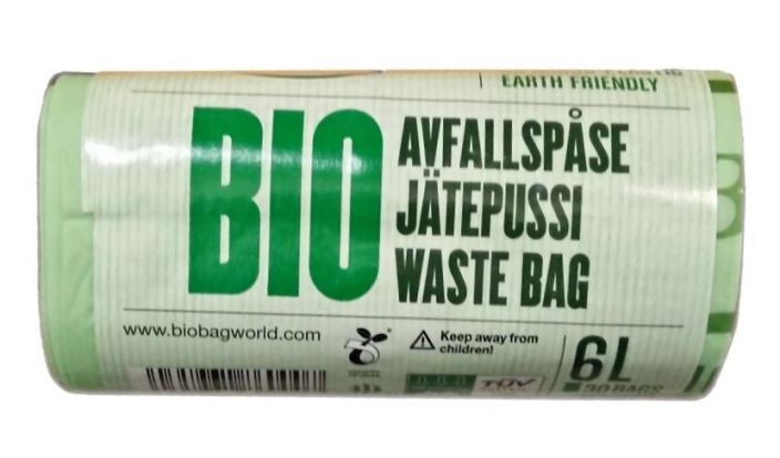 BioBag Biopussi 6L 30kpl Biojatepussi 30kpl rullassa. Kateva ja kestava tahtipohja. BioBag Biopussi 6L 30kpl Biojatepussi 30kpl rullassa. Kateva ja kestava tahtipohja.