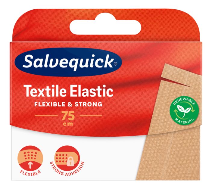 Salvequick 75cm textil leikattava 546224 950-060 Salvequick 75cm textil leikattava 546224 950-060