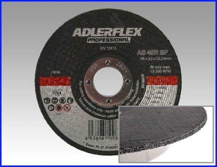 Katkaisulaikka metallille 10-pack 125x2x22mm 257412520220AF 980-4137