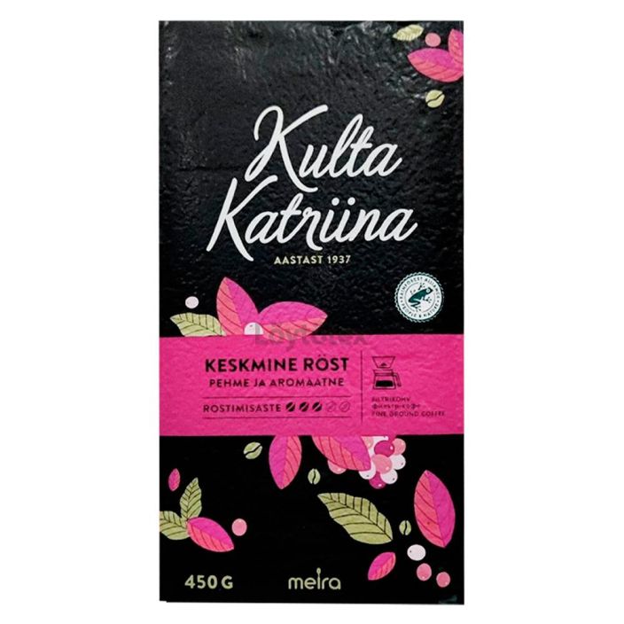 Kulta Katriina tummapaahto suodatinkahvi 450g 906-262