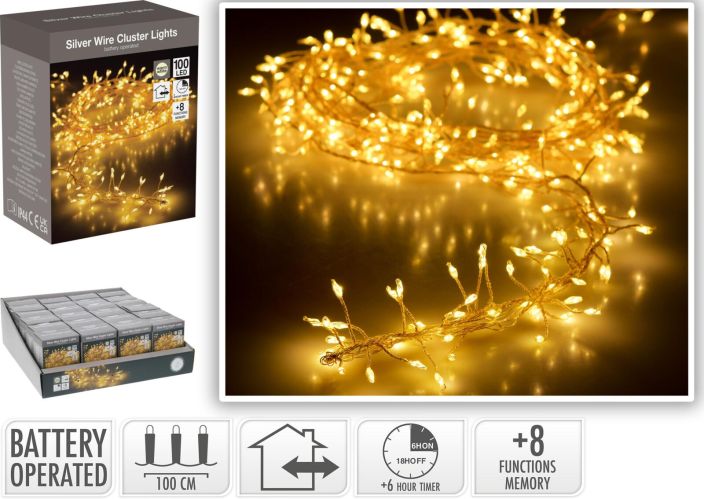 Valolanka 100led lamminvalk. IP44, timer AX5701420 Valolanka 100led lamminvalk. IP44, timer AX5701420