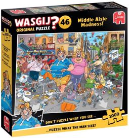 Wasgij Wasgij Original 46 Middle Aisle Madness! 1000 palaa JU00505