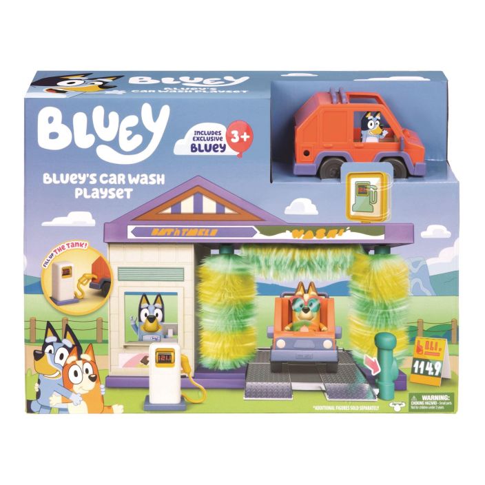 Bluey autopesuleikkisetti 90471 verkkoon Bluey autopesuleikkisetti 90471 verkkoon