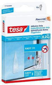 Tesa Tesa Powerstrips teippiliuska 16kpl 0,2kg läpinäkyvä 77732-00005-00