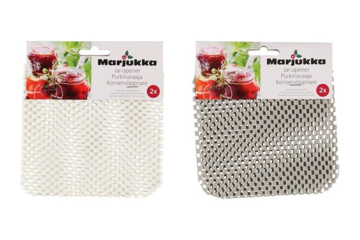 Marjukka purkinkanne &amp; pullon avaaja Luistamaton pinta on nappara apu pullojen ja purkkien avaamisessa. Avaajan koko 14 x 14