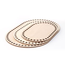 Lankava Soikea korinpohja vaneria 20x13cm SOV-SL20x13