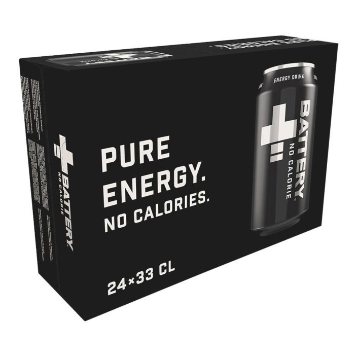 Battery energiajuoma no calories 330ml 24-pack 4655 906-218