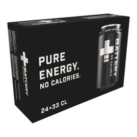 Battery energiajuoma no calories 330ml 24-pack