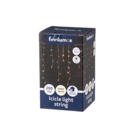 Finnlumor Finnlumor Valoketju Jääpuikko 200LED lämmin valk. 600486