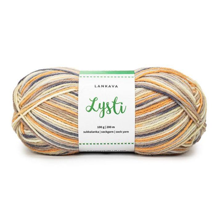 Lankava Lysti sukkalanka 6005 sarastus 100g LYSTI-6005